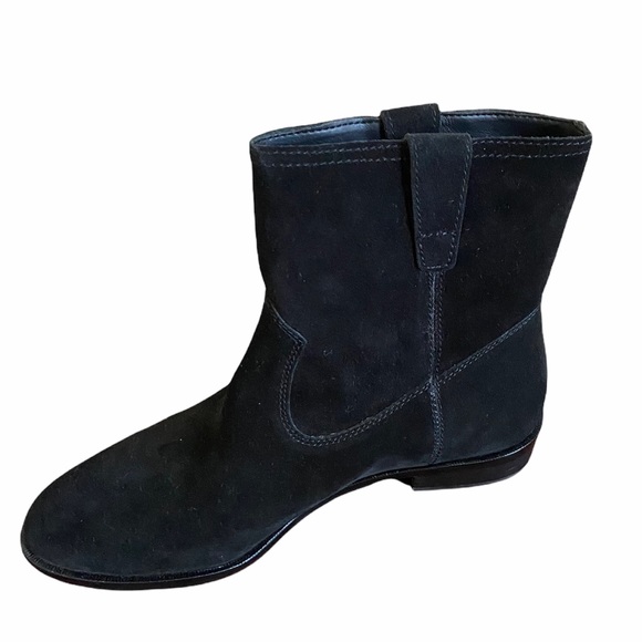 New Rebecca Minkoff Chasidy Black Suede Bootie 8 - Picture 4 of 7